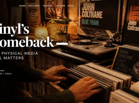 Vinyl’s Comeback — Why Physical Media Still Matters